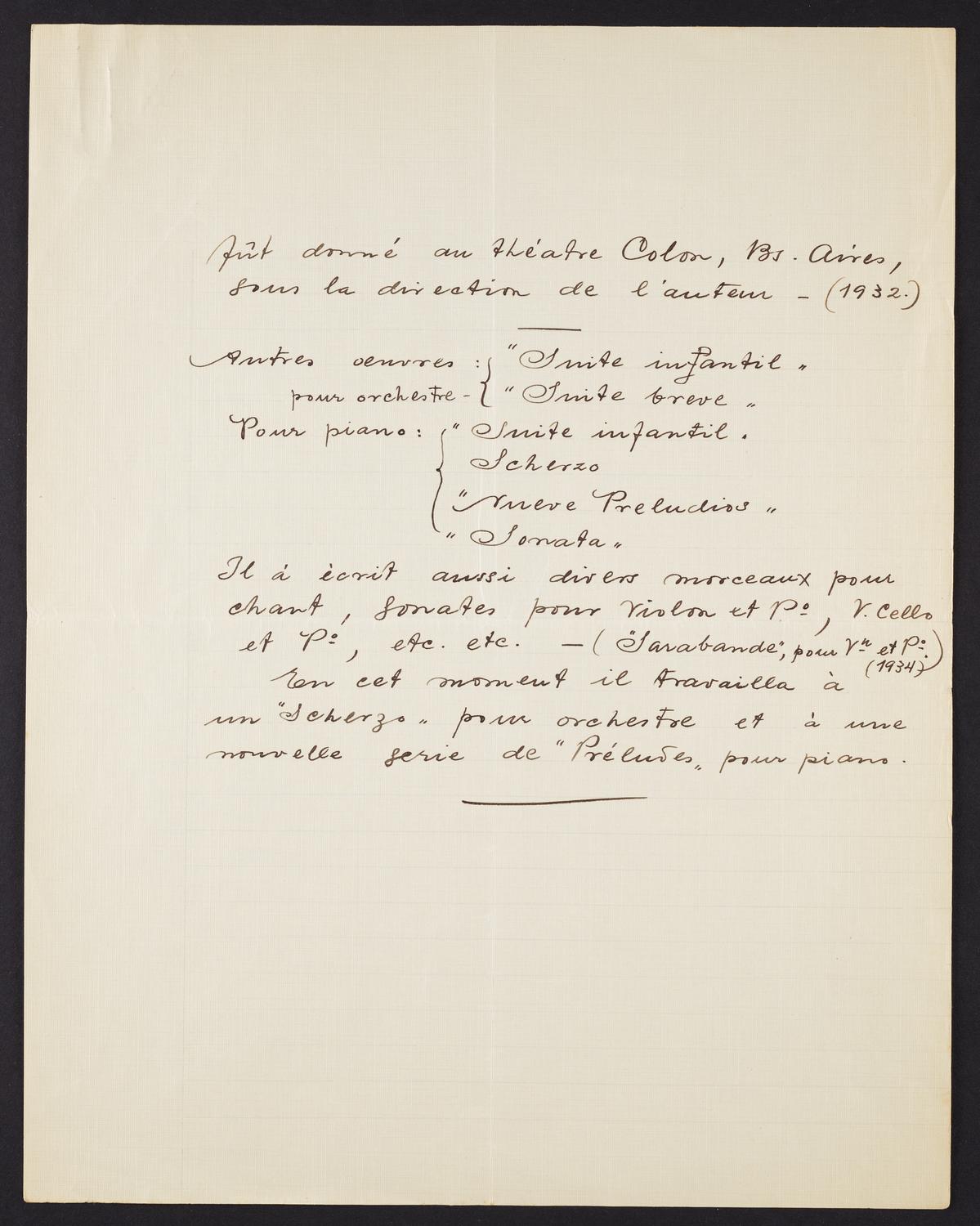 Correspondence from Juan Jose Castro to David Ewen, page 5 of 5