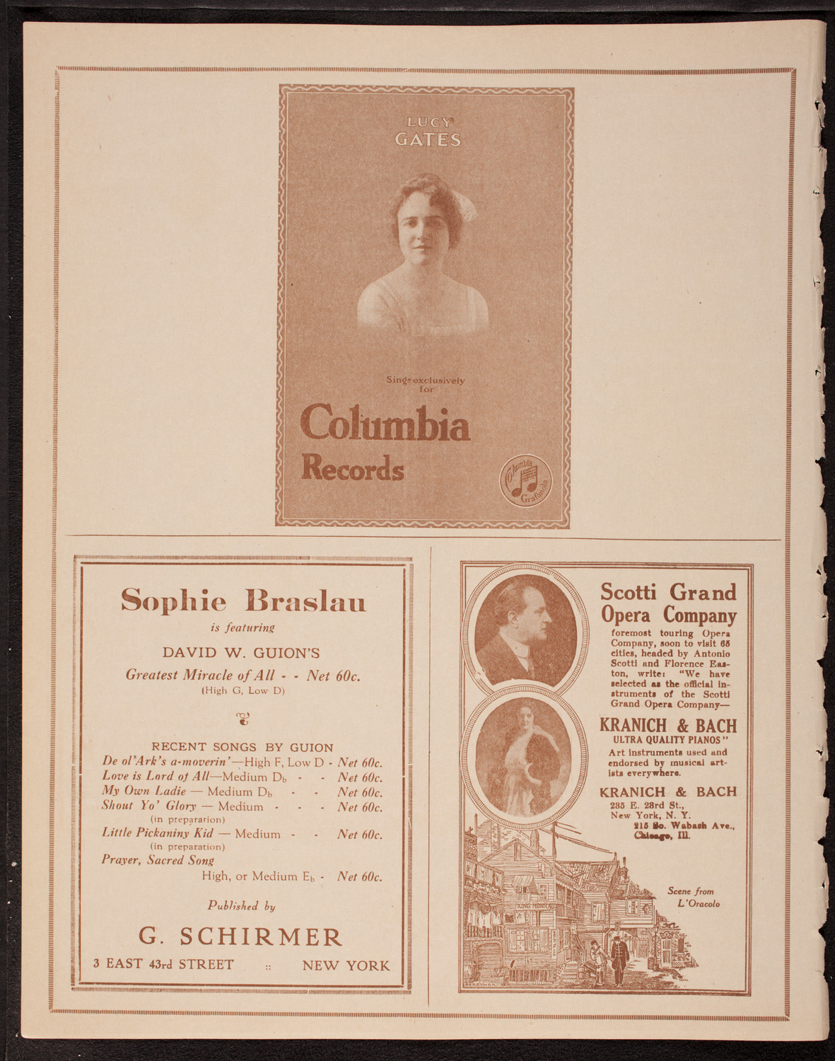 Kathryn Lee, Soprano, November 10, 1919, program page 6