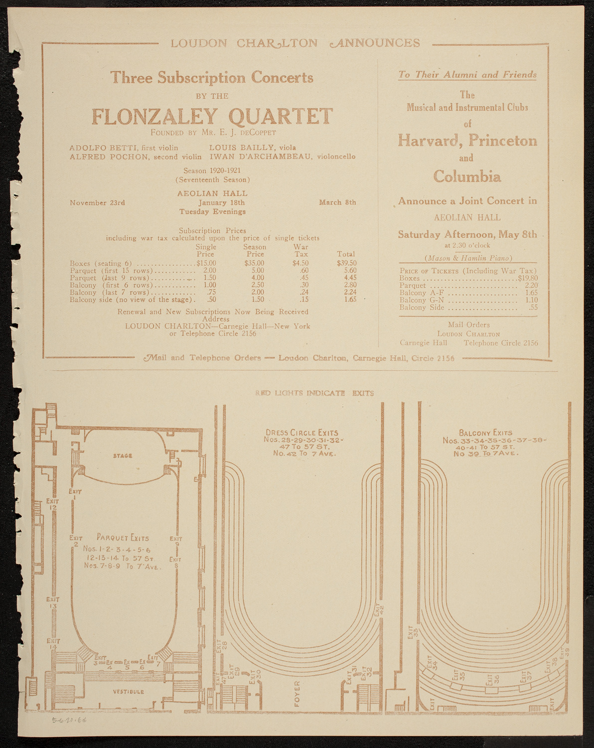 Concert and Meeting: Joint Organization Movement, May 6, 1920, program page 11