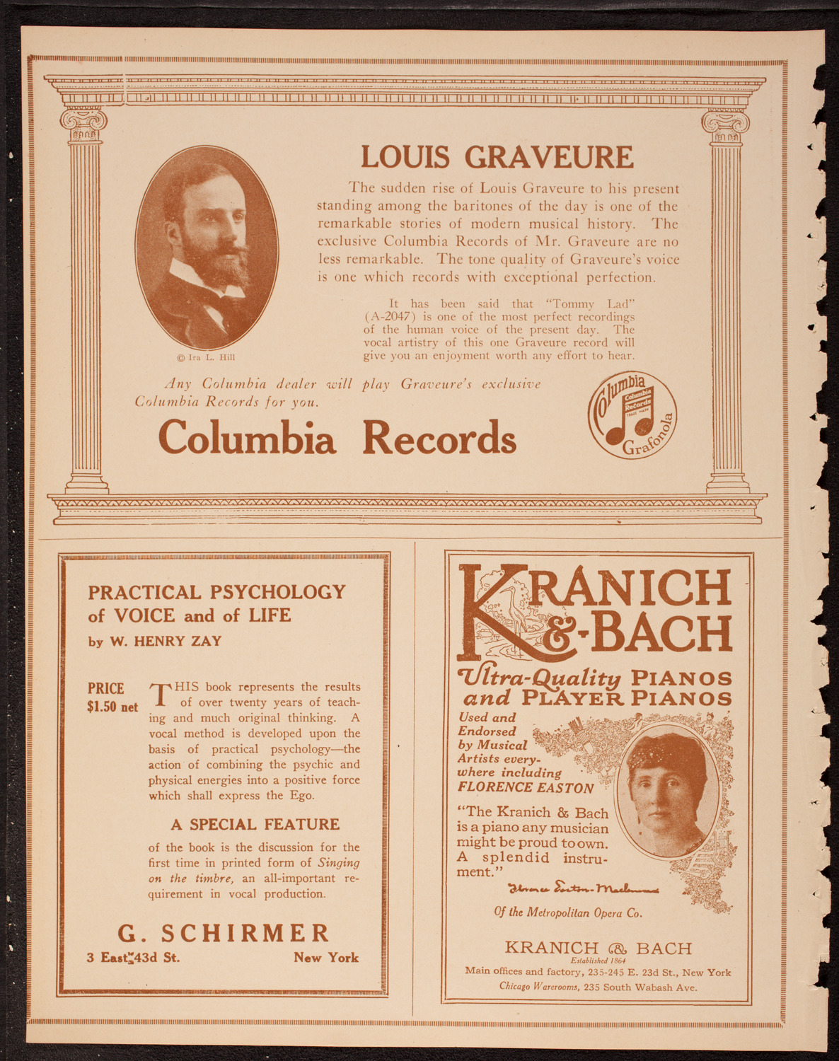 New York Philharmonic, December 8, 1917, program page 6