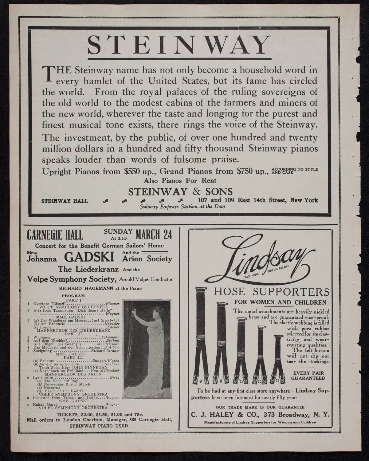 Newman Traveltalks: Moscow and St. Petersburg, March 17, 1912, program page 4