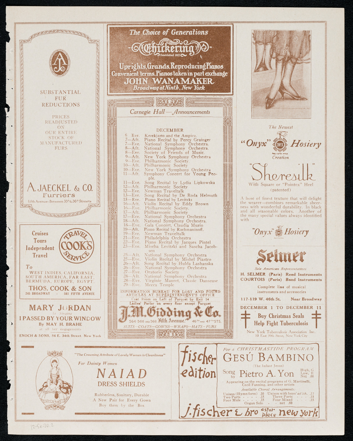 Newman Traveltalks: Constantinople and Turkey, December 5, 1920, program page 3