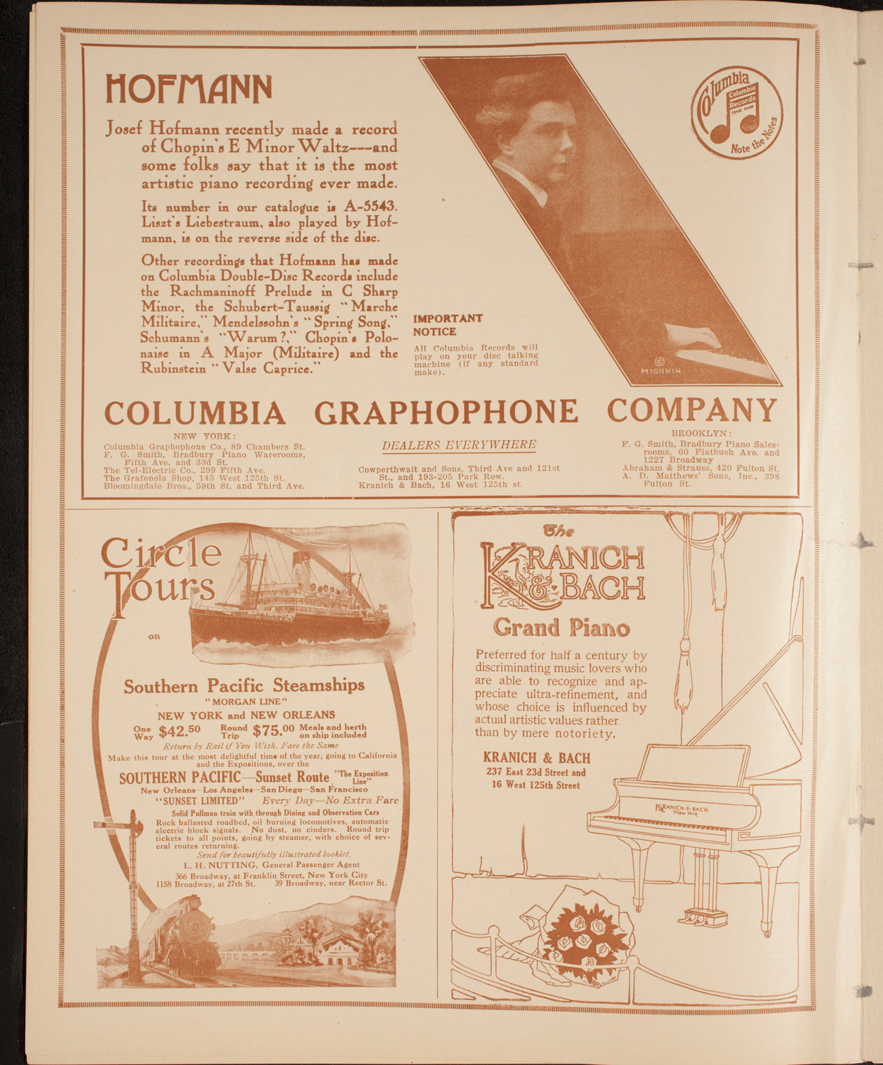 Burton Holmes Travelogue: Scotland, January 24, 1915, program page 6