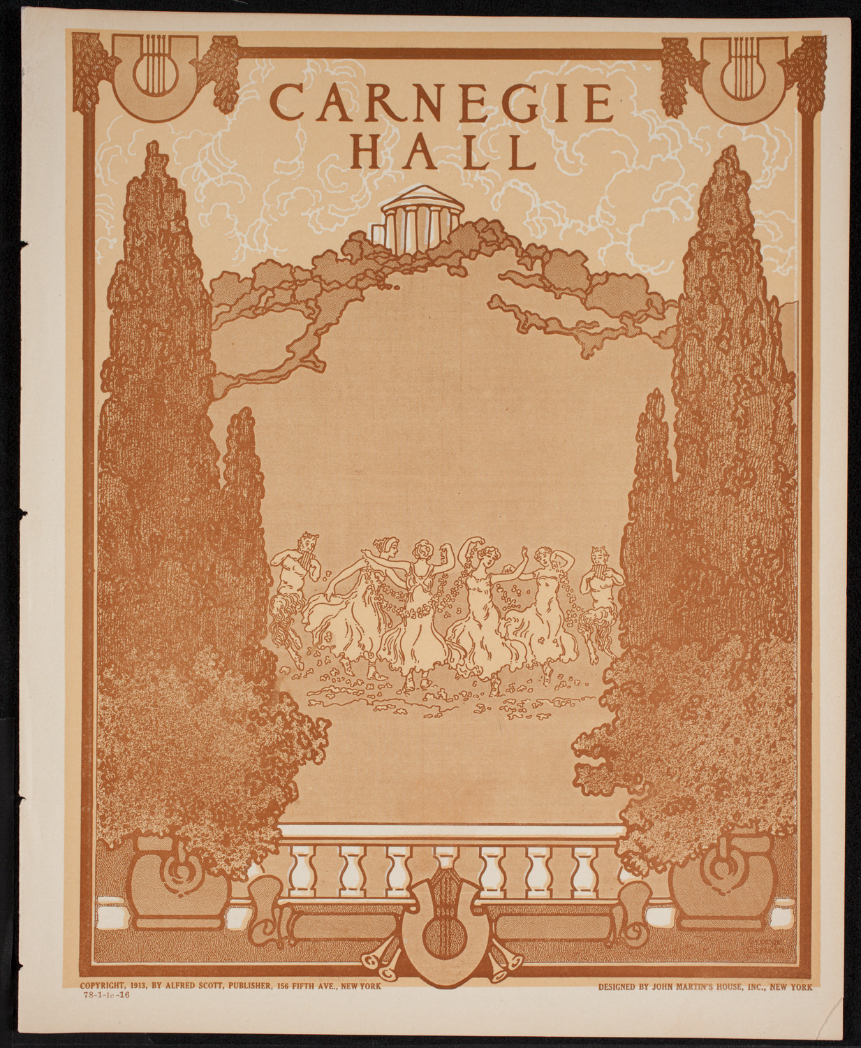 Orchestral Society of New York, January 1, 1916, program page 1