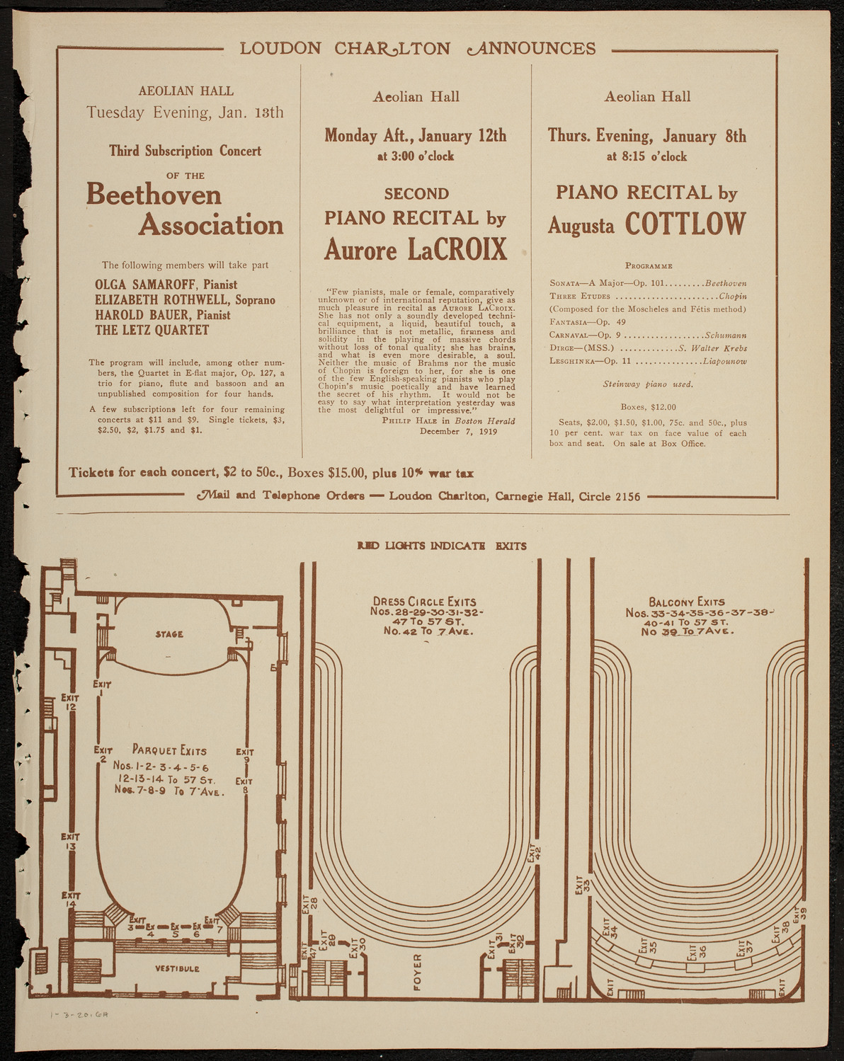 Symphony Concert for Young People, January 3, 1920, program page 11