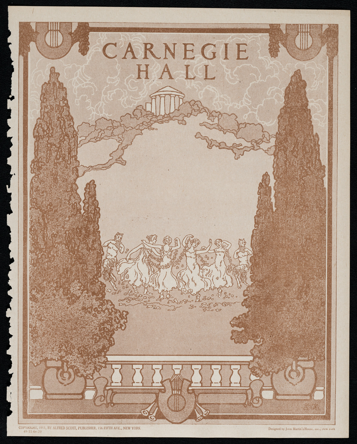 Mildred Wellerson, Cello, November 6, 1920, program page 1