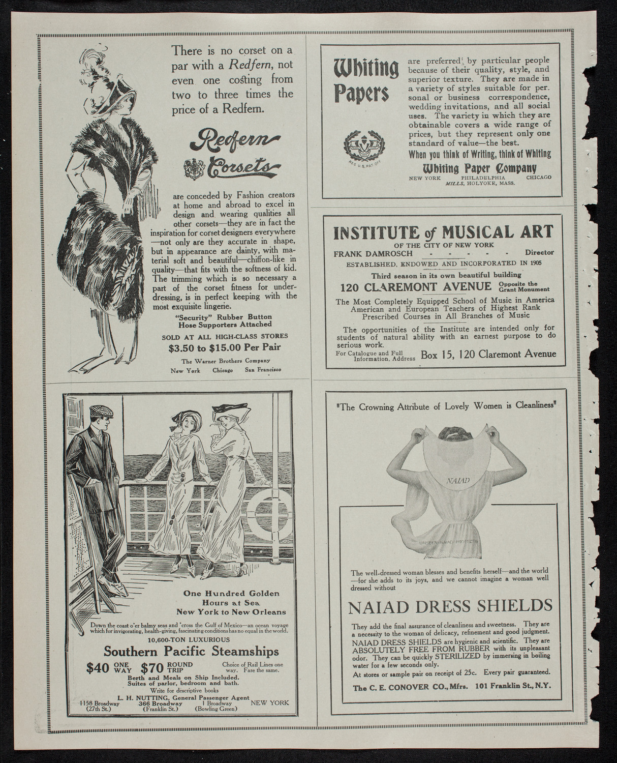 Efrem Zimbalist, Violin, with Nahan Franko and His Orchestra, December 14, 1912, program page 2