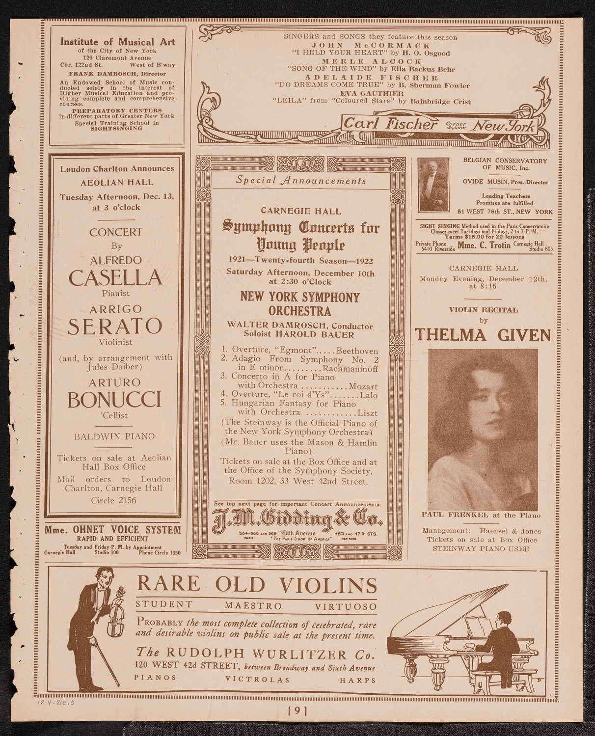 Newman Traveltalks: Iceland and Spitzbergen, December 4, 1921, program page 9