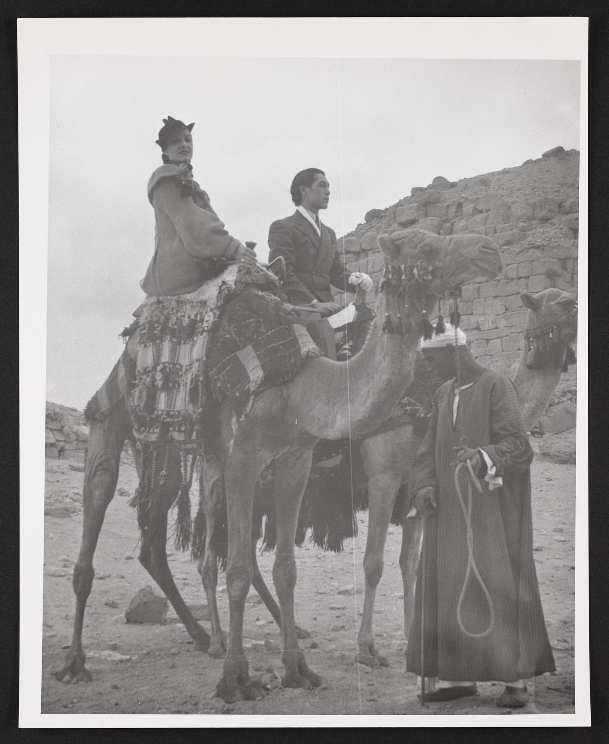 Yeichi Nimura and Lisan Kay in Cairo, 1936