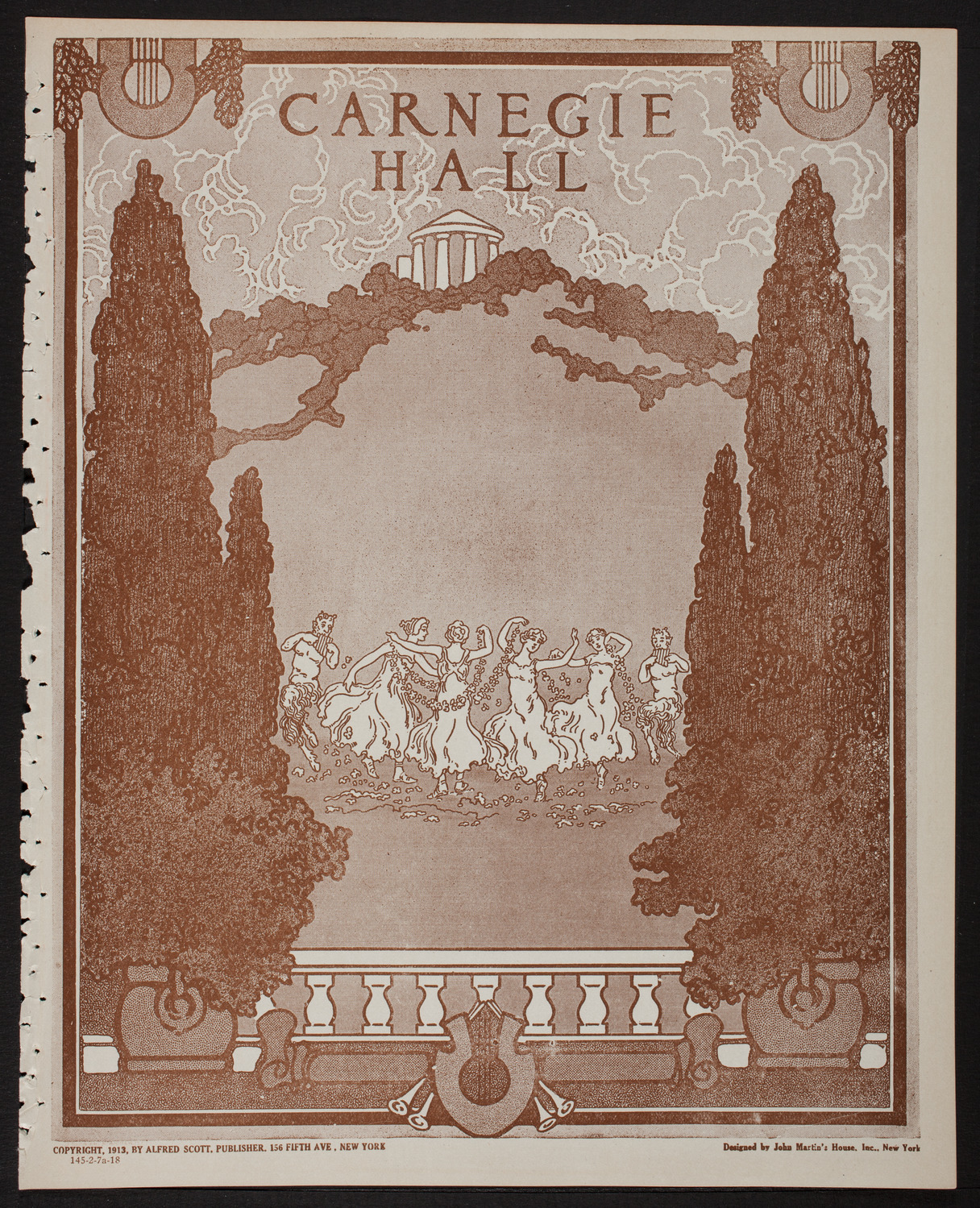 Maurice Dumesnil, Piano, February 7, 1918, program page 1