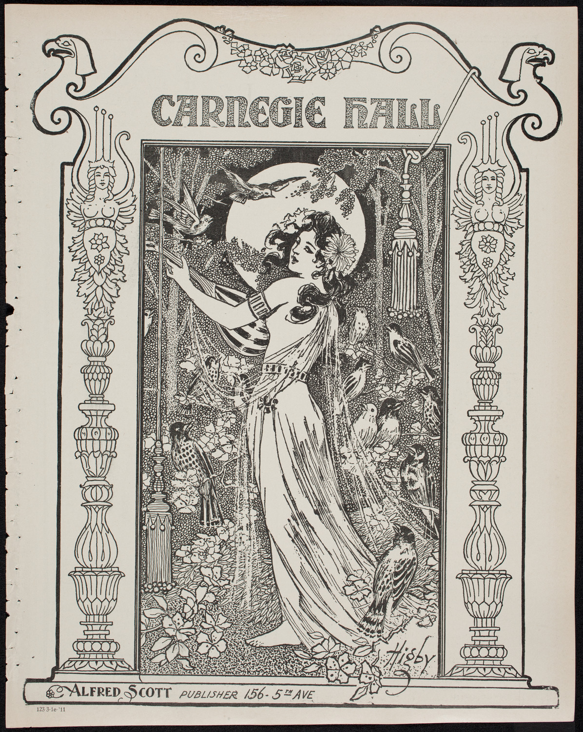 Cantors' Association of America, March 1, 1911, program page 1