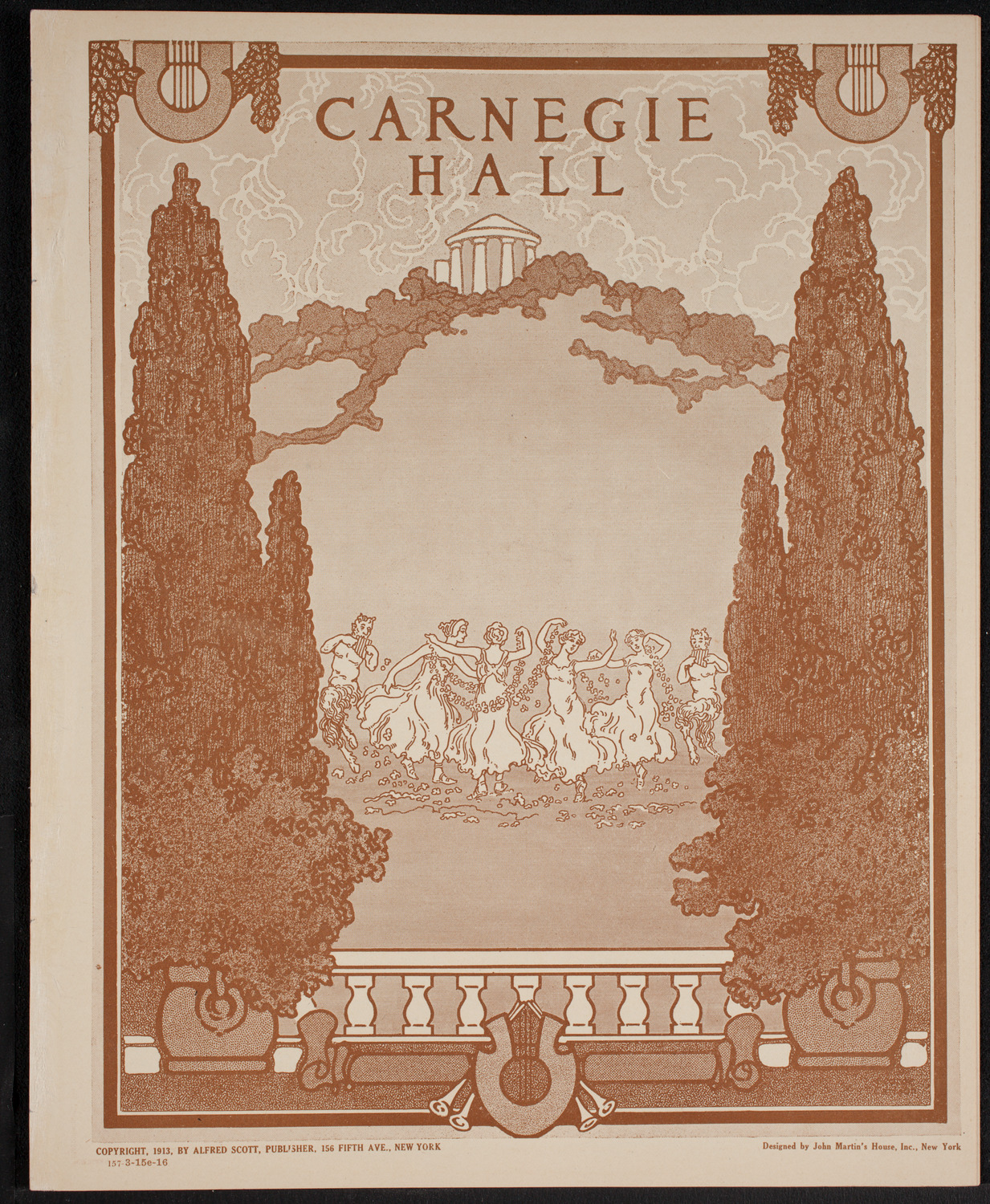 Benefit: French Musicians of the Paris Conservatoire, March 15, 1916, program page 1