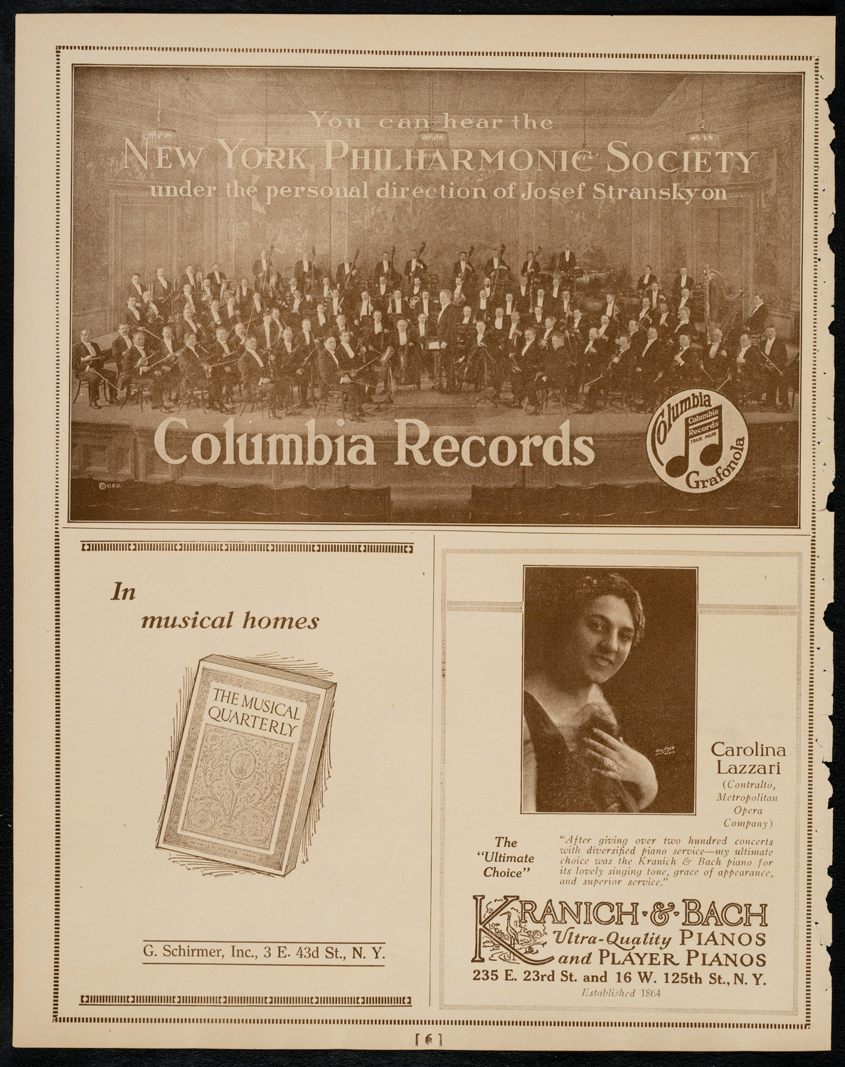 Maria Ivogun, Soprano, March 11, 1922, program page 6