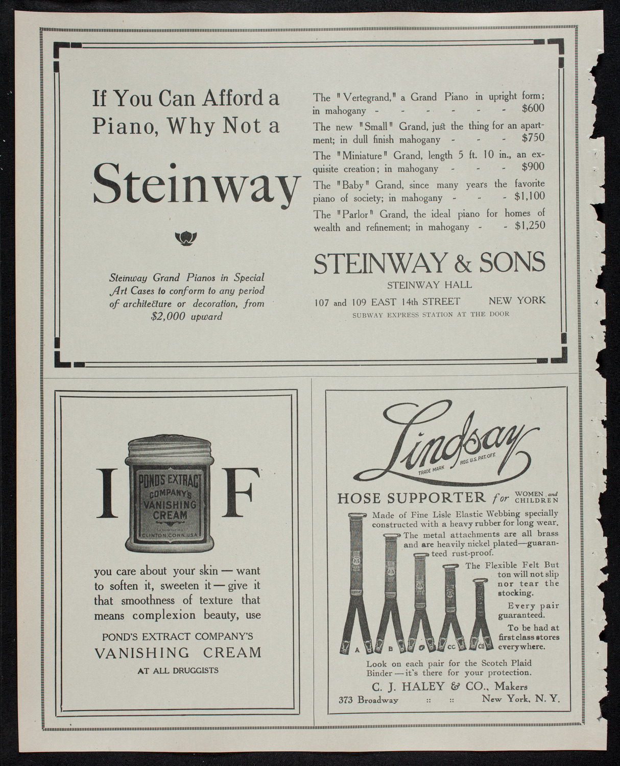 Efrem Zimbalist, Violin, with Nahan Franko and His Orchestra, December 14, 1912, program page 4