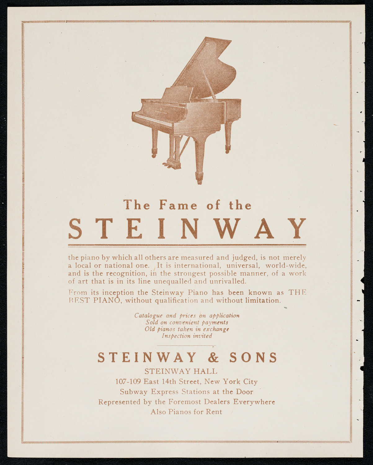 New York Philharmonic, December 4, 1920, program page 4