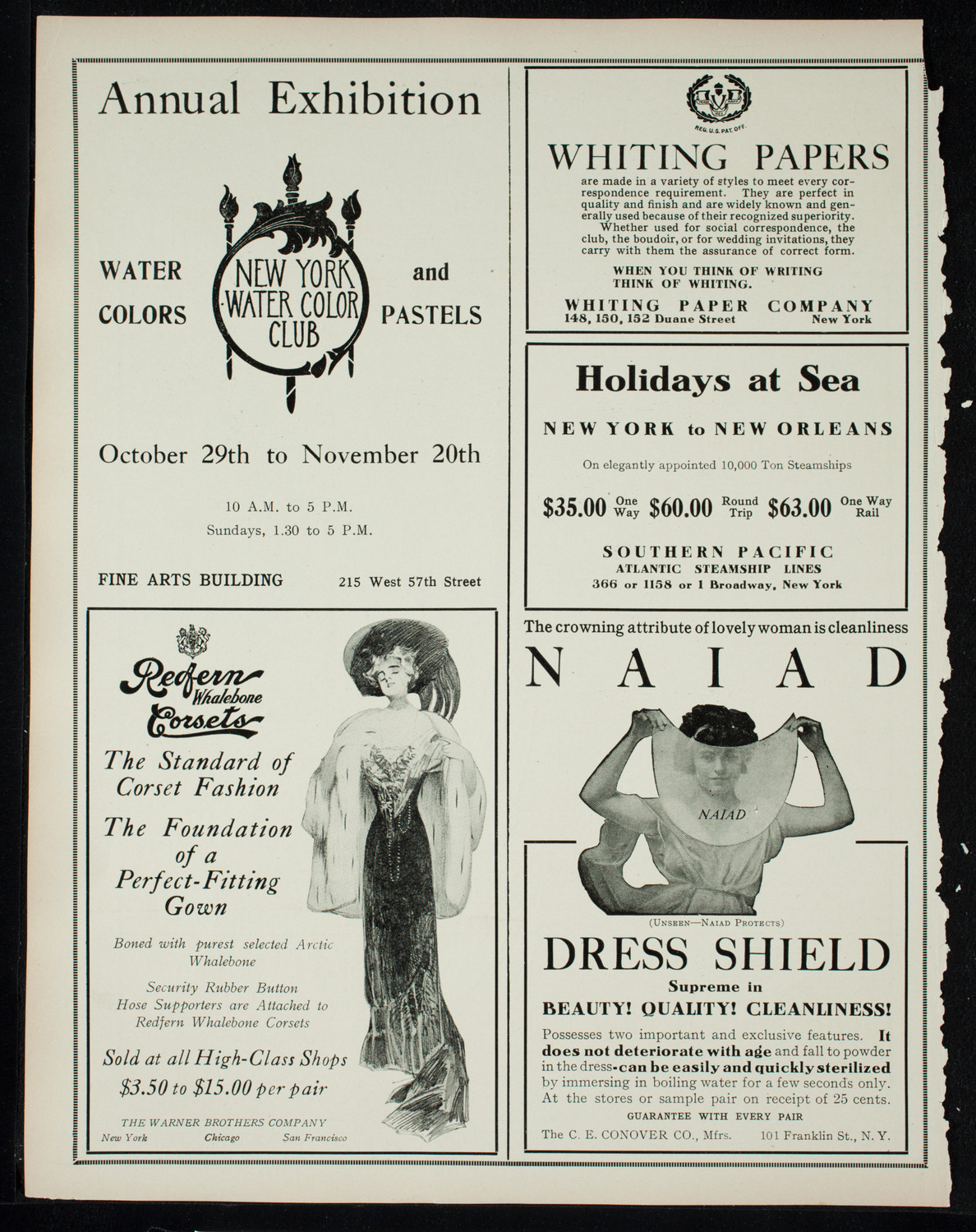 New York Philharmonic, November 4, 1910, program page 2