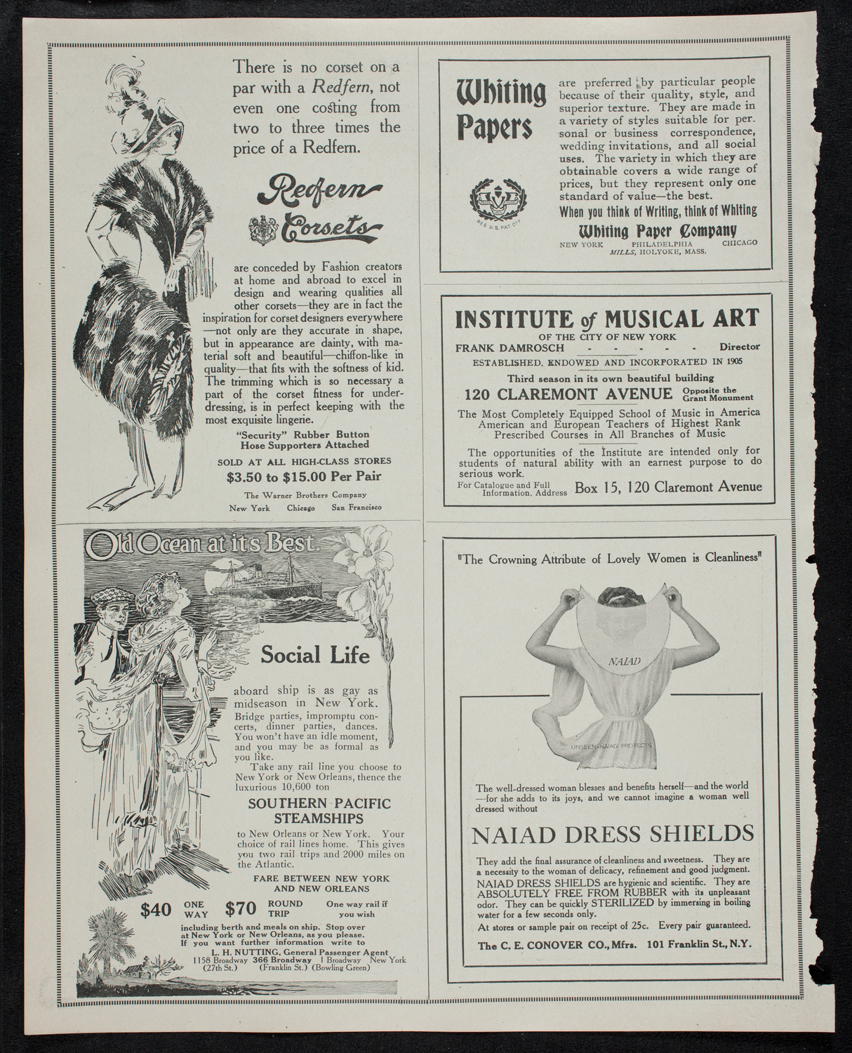 Titta Ruffo with Orchestra, November 25, 1912, program page 2