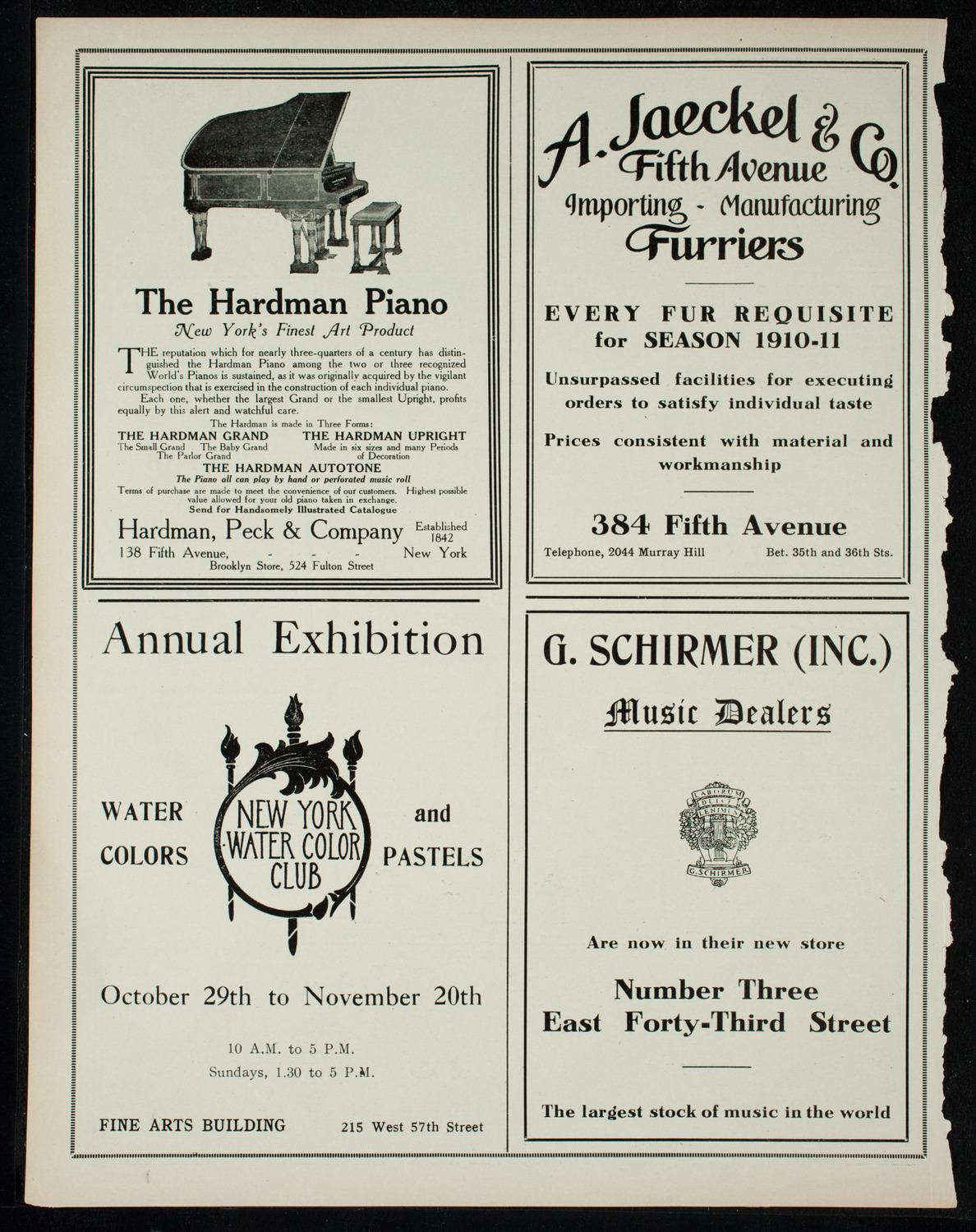 Newman's Illustrated Talks on Travel Topics, October 30, 1910, program page 8