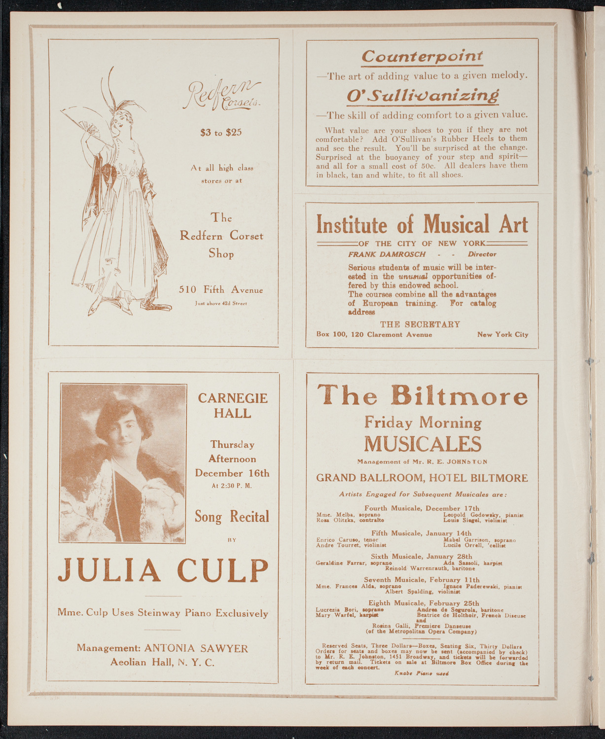 Elmendorf Lecture: The Grand Canyon of Arizona, December 12, 1915, program page 2