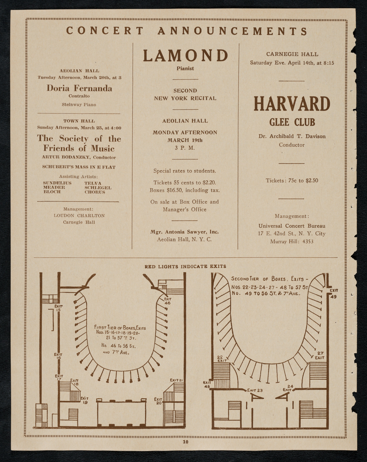 Albert Spalding, Violin, March 18, 1923, program page 10