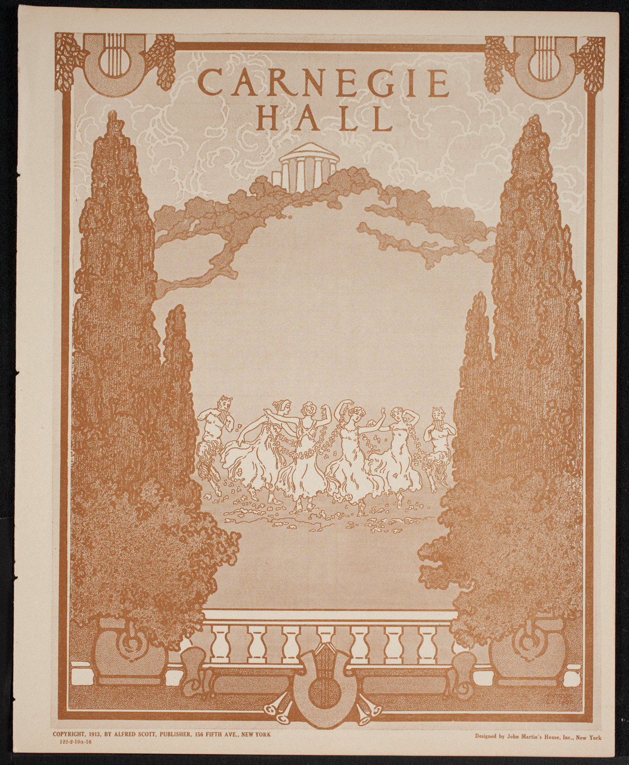 Boston Symphony Orchestra, February 19, 1916, program page 1