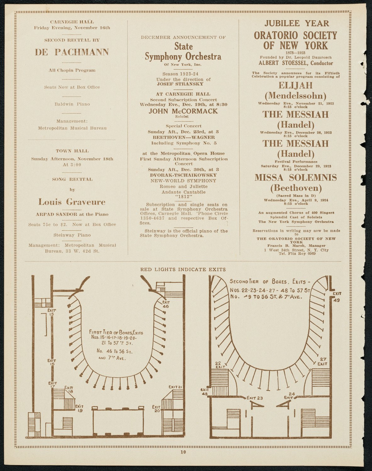 Symphony Concert for Young People, November 10, 1923, program page 10