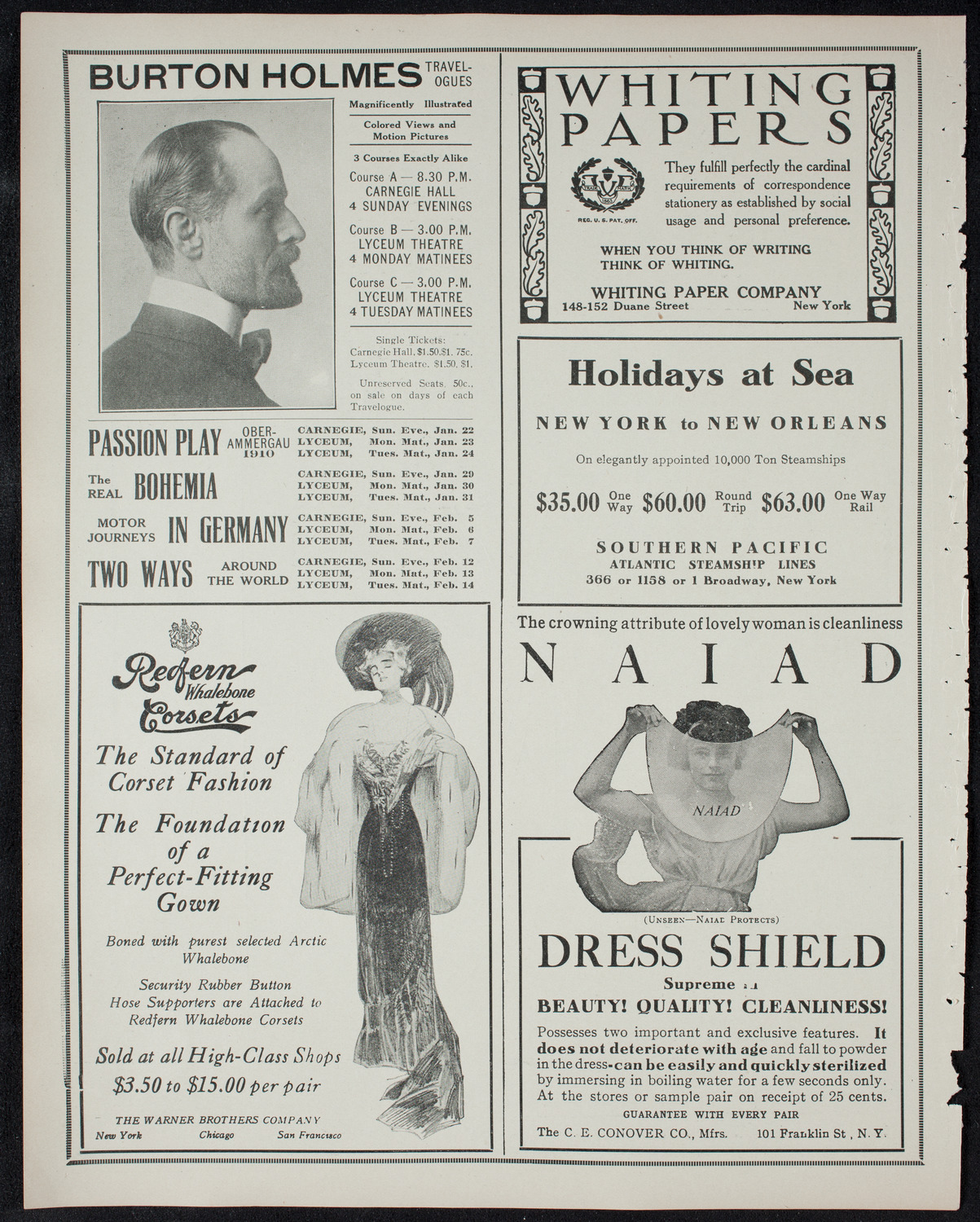 Russian Symphony Society of New York, January 19, 1911, program page 2