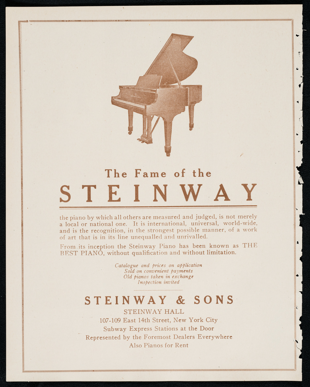 Laurence Leonard, Baritone, November 23, 1920, program page 4