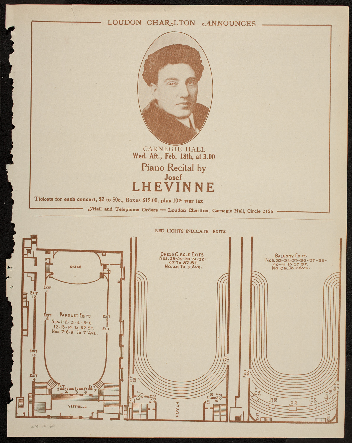 Ampico Reproducing Piano Recital, February 3, 1920, program page 11