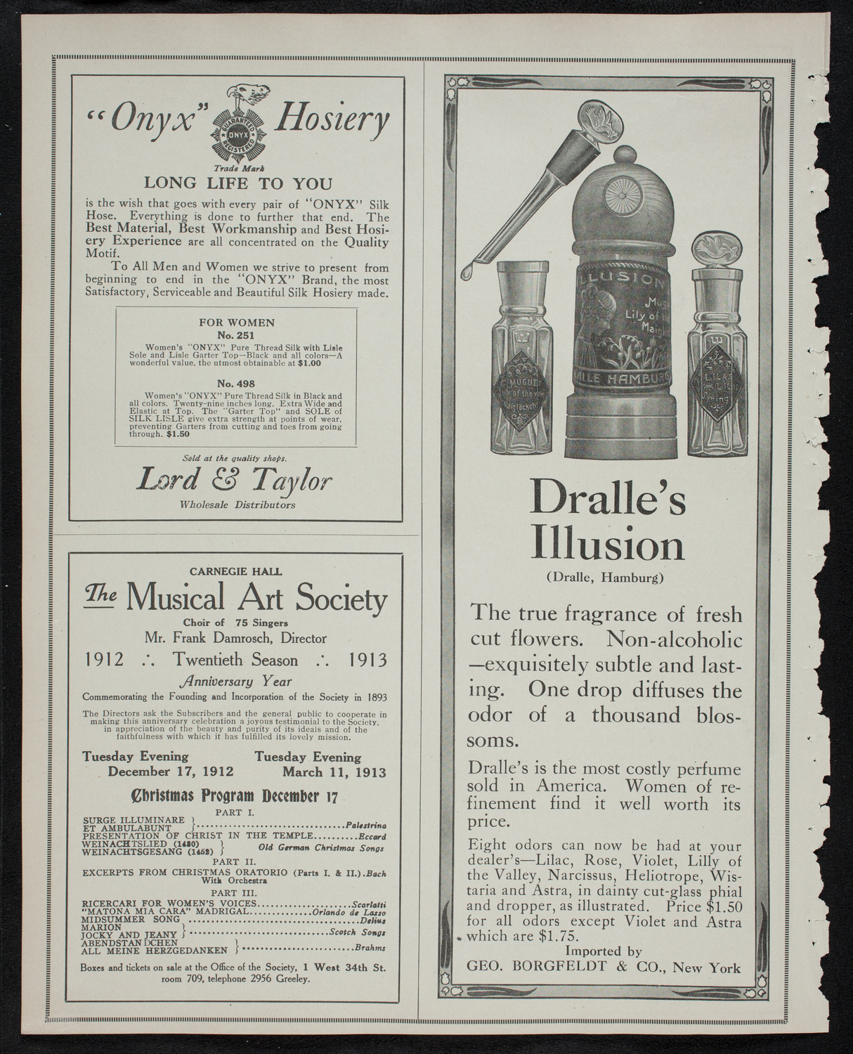 People's Symphony Concert, December 15, 1912, program page 8