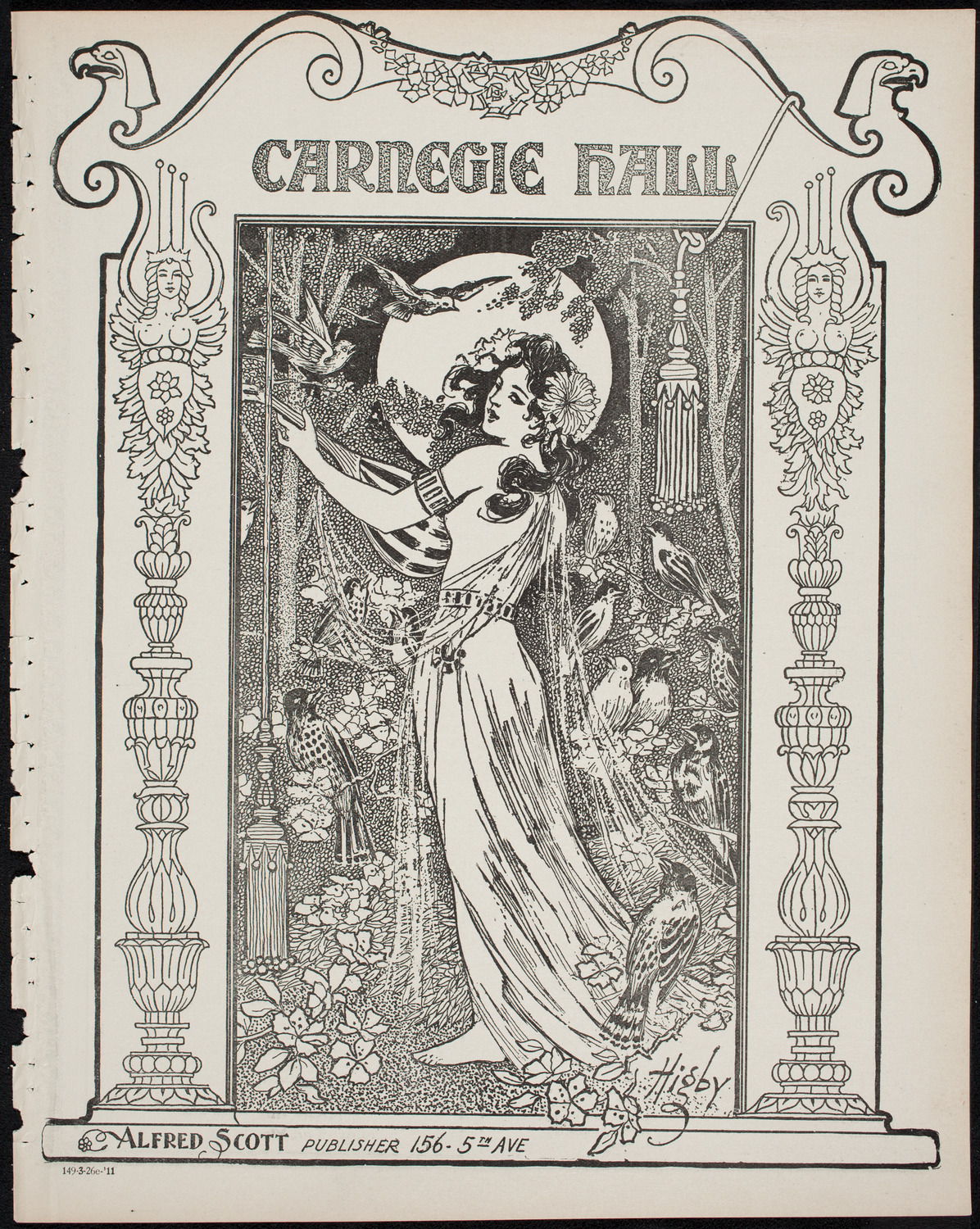 Catholic Oratorio Society, March 26, 1911, program page 1