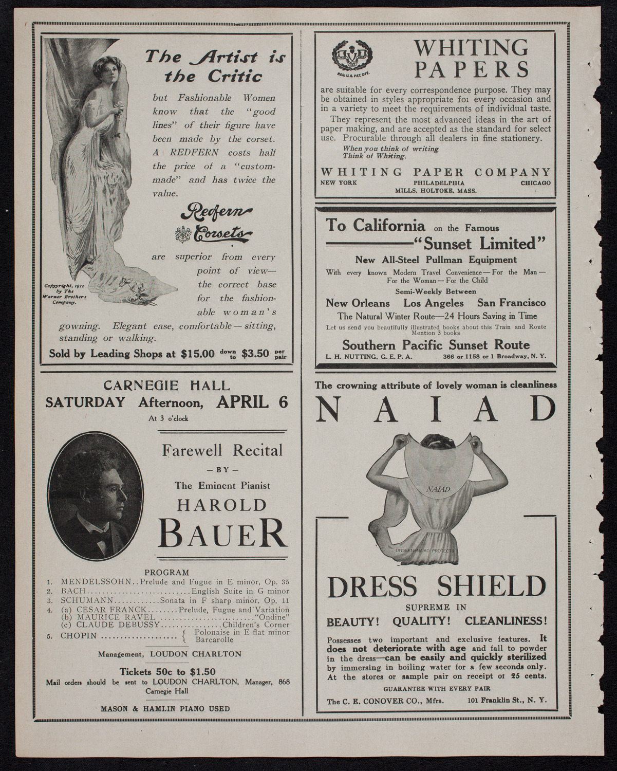 Brahms Festival: New York Symphony Orchestra, March 27, 1912, program page 2