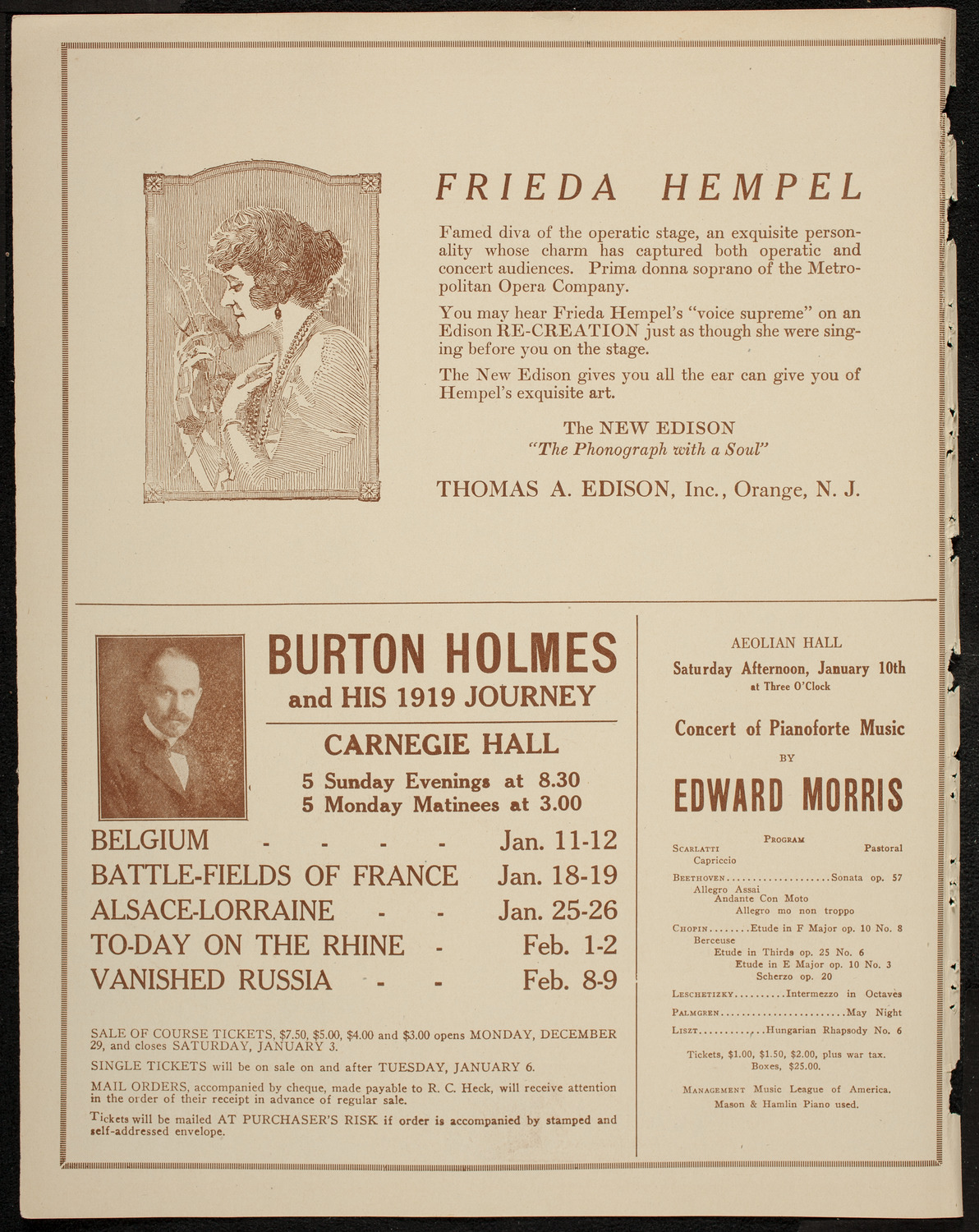 Symphony Concert for Young People, January 3, 1920, program page 2