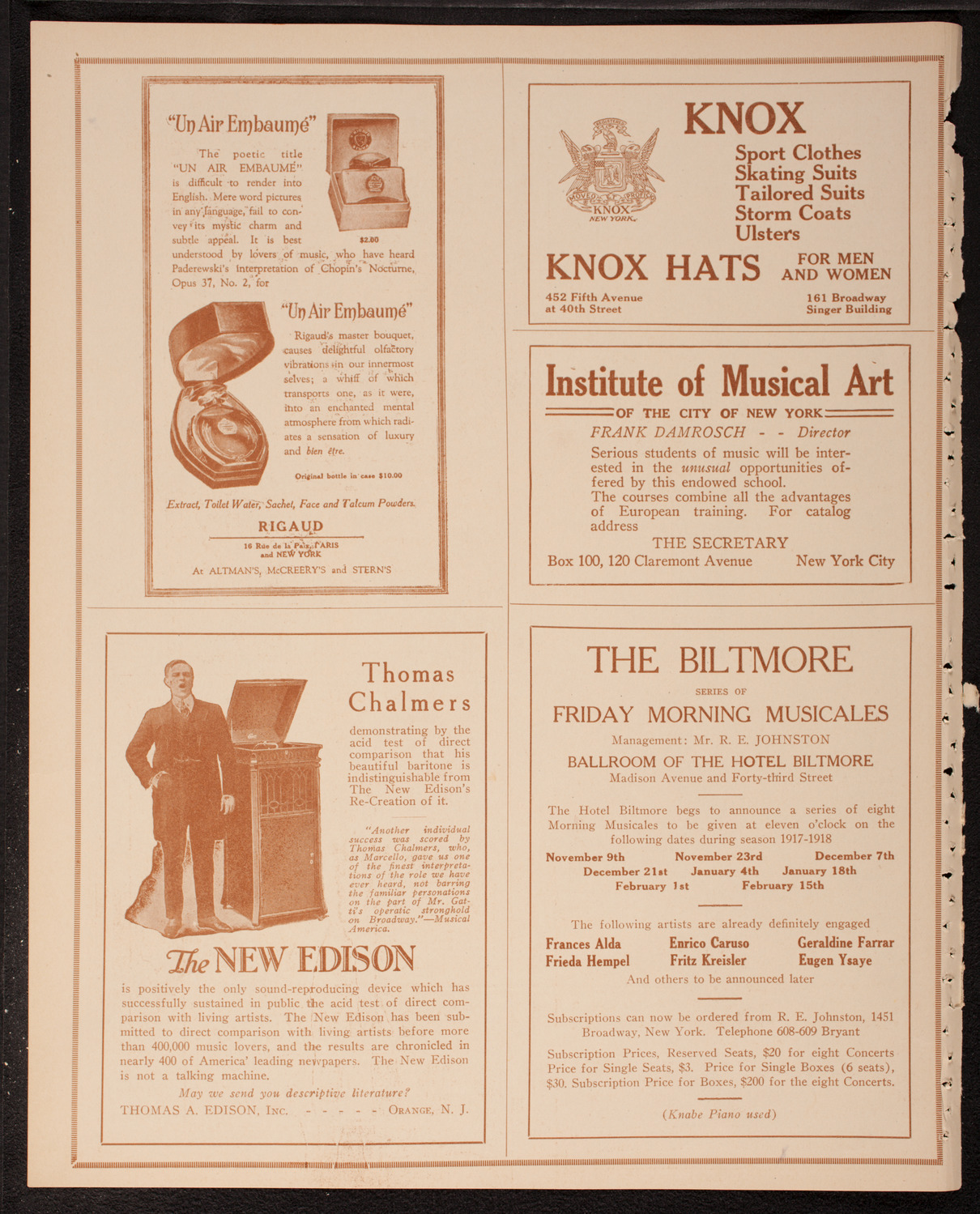 Newman Traveltalks: The New China, March 4, 1917, program page 2