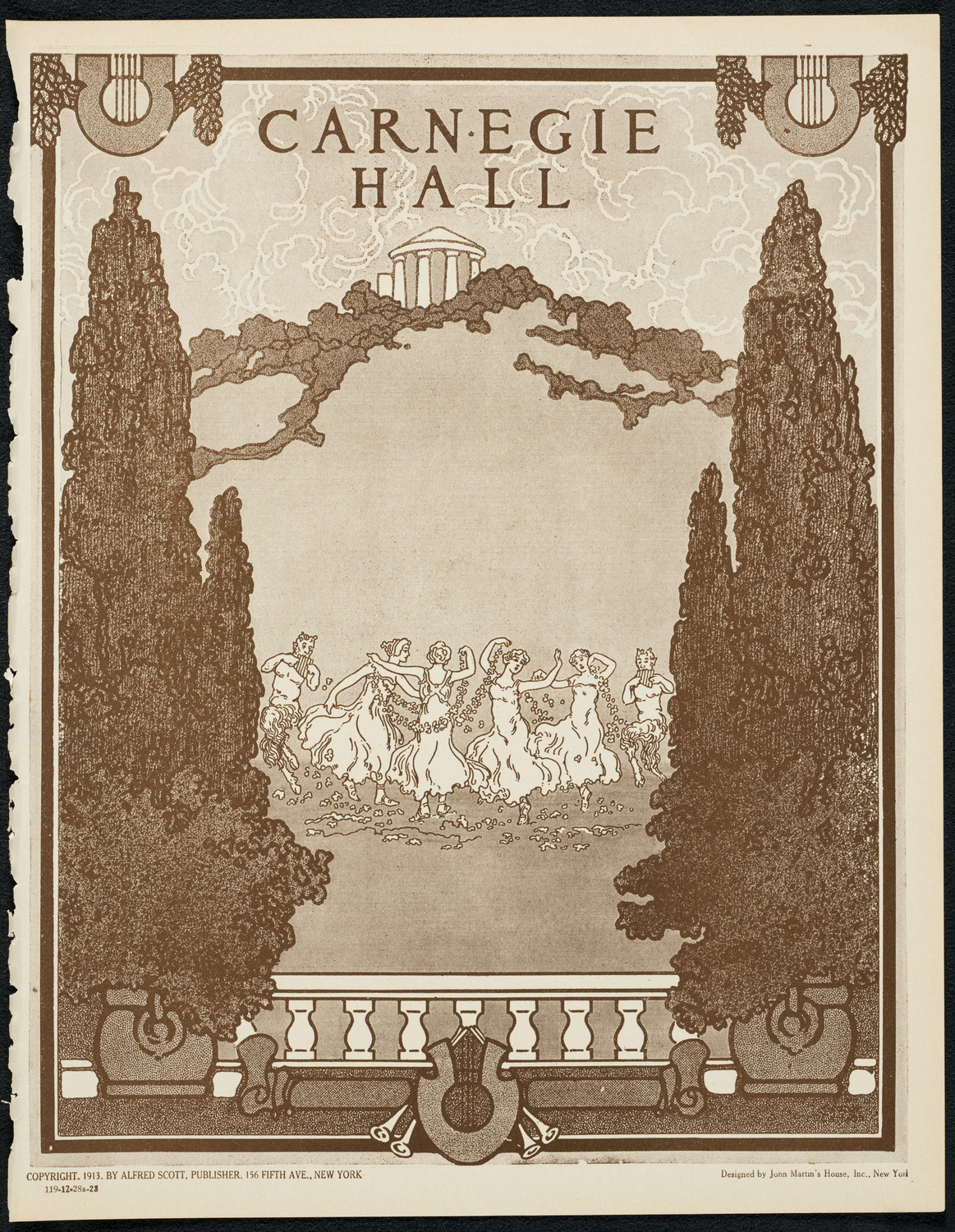 New York Philharmonic, December 28, 1923, program page 1