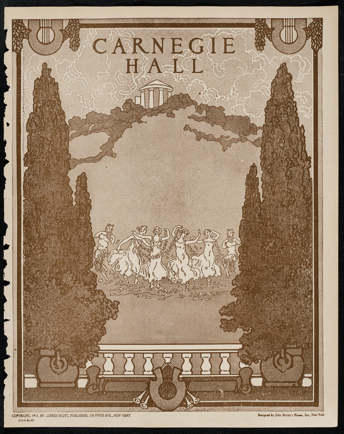 New York Philharmonic, April 8, 1922, program page 1