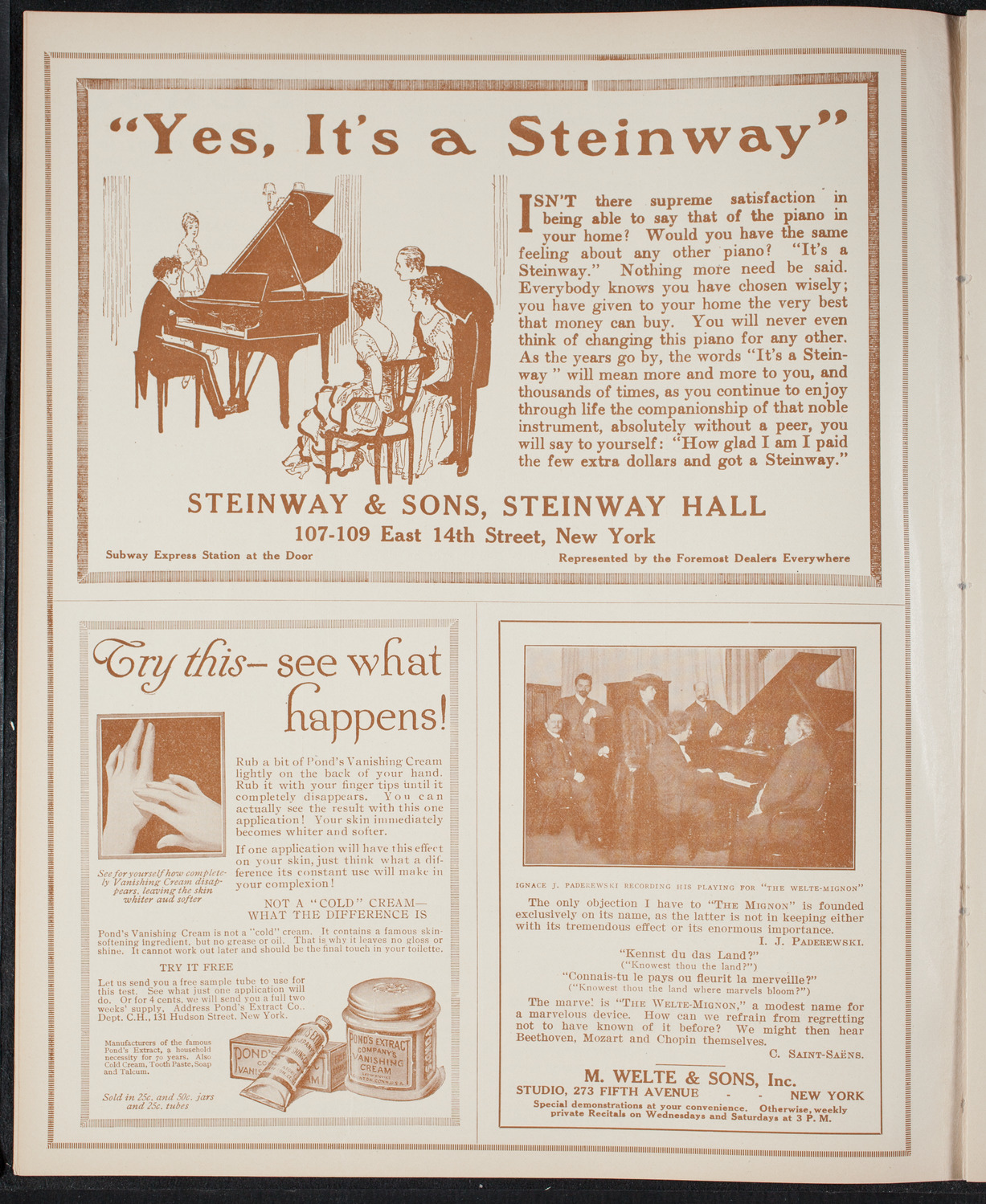 New York Philharmonic, December 16, 1915, program page 4