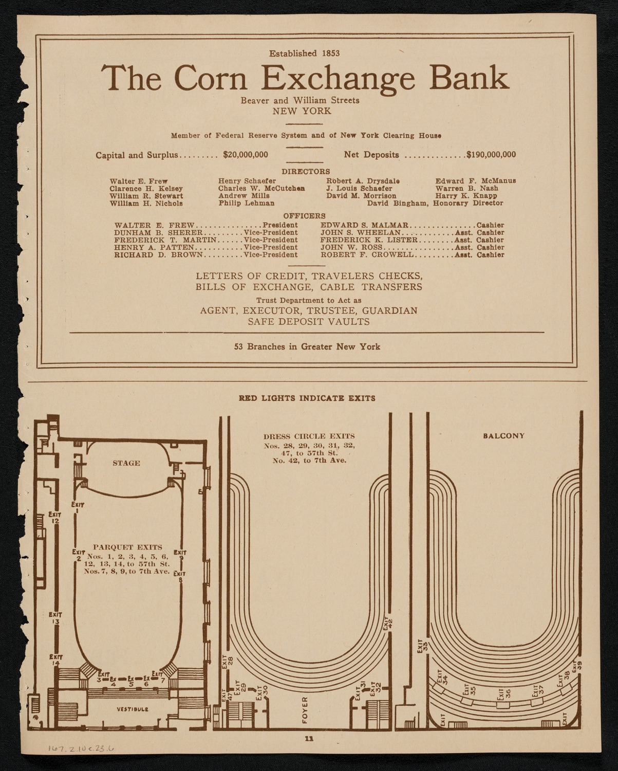 Johanna Gadski, Soprano, with City Symphony Orchestra, February 10, 1923, program page 11