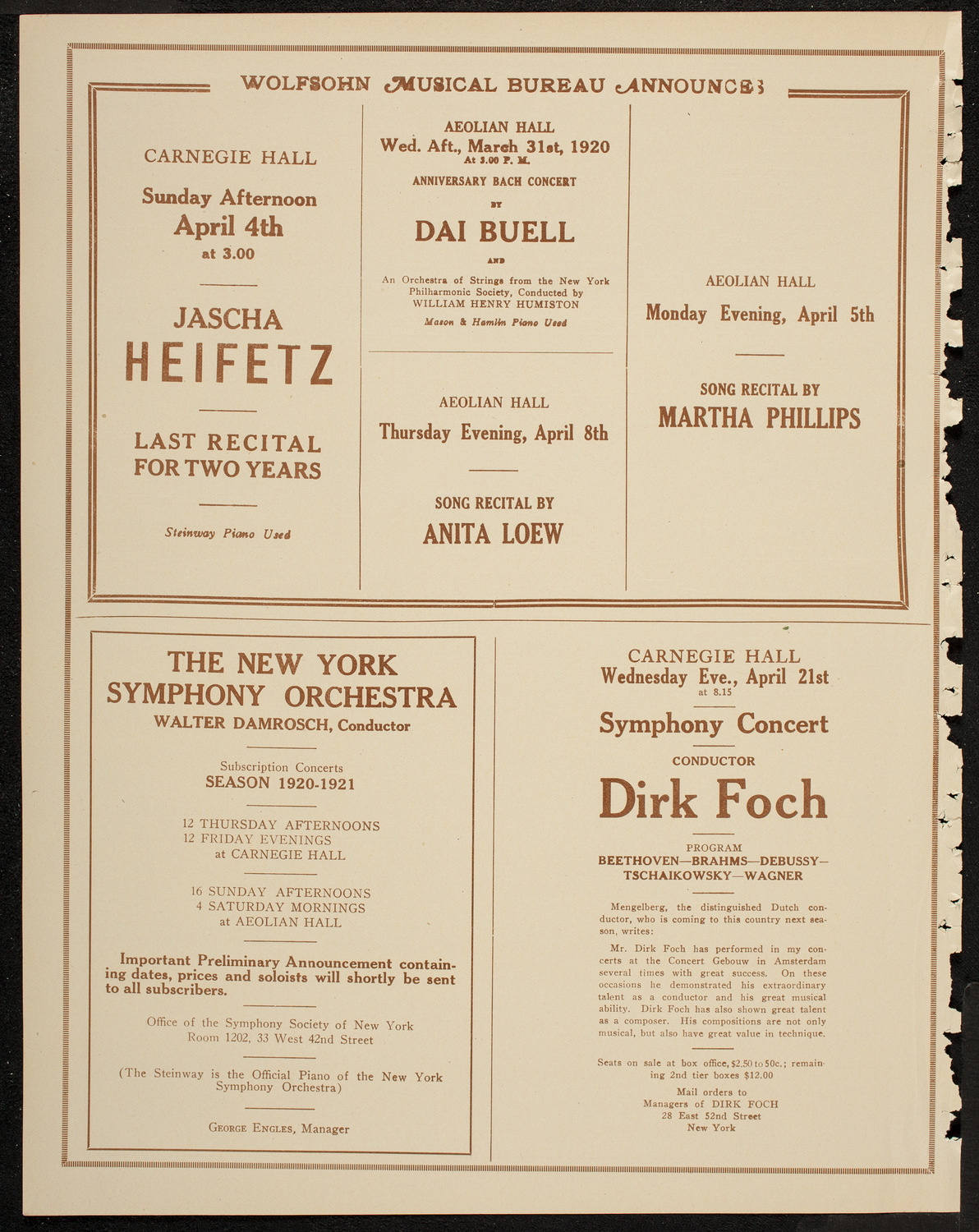 Mecca Temple Ceremonial Session, March 29, 1920, program page 8