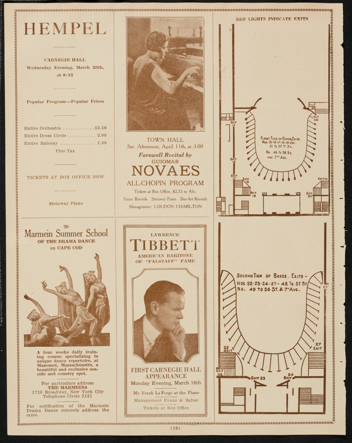 State Symphony Orchestra of New York, March 11, 1925, program page 10