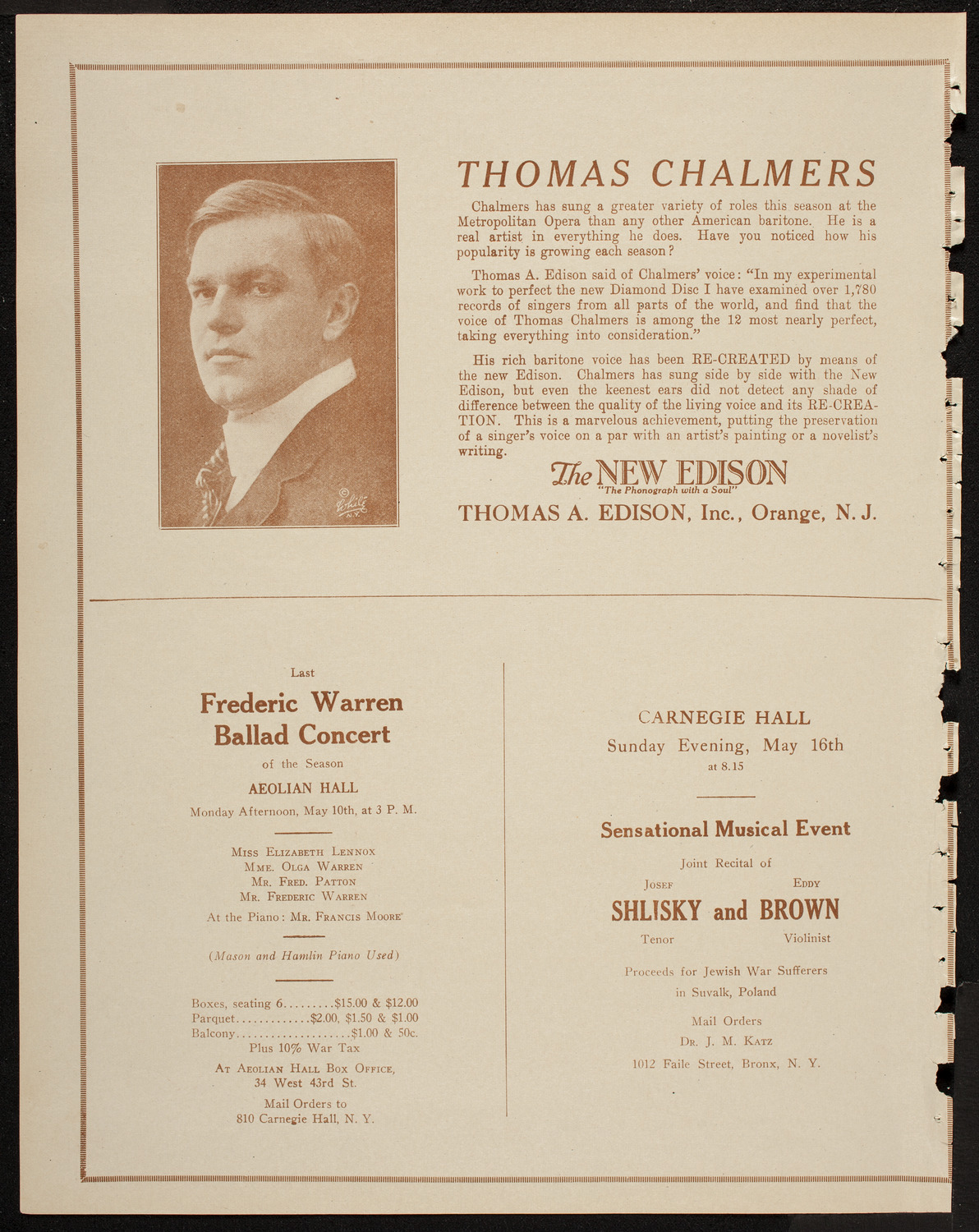 Inkowa Club Minstrels, April 26, 1920, program page 2