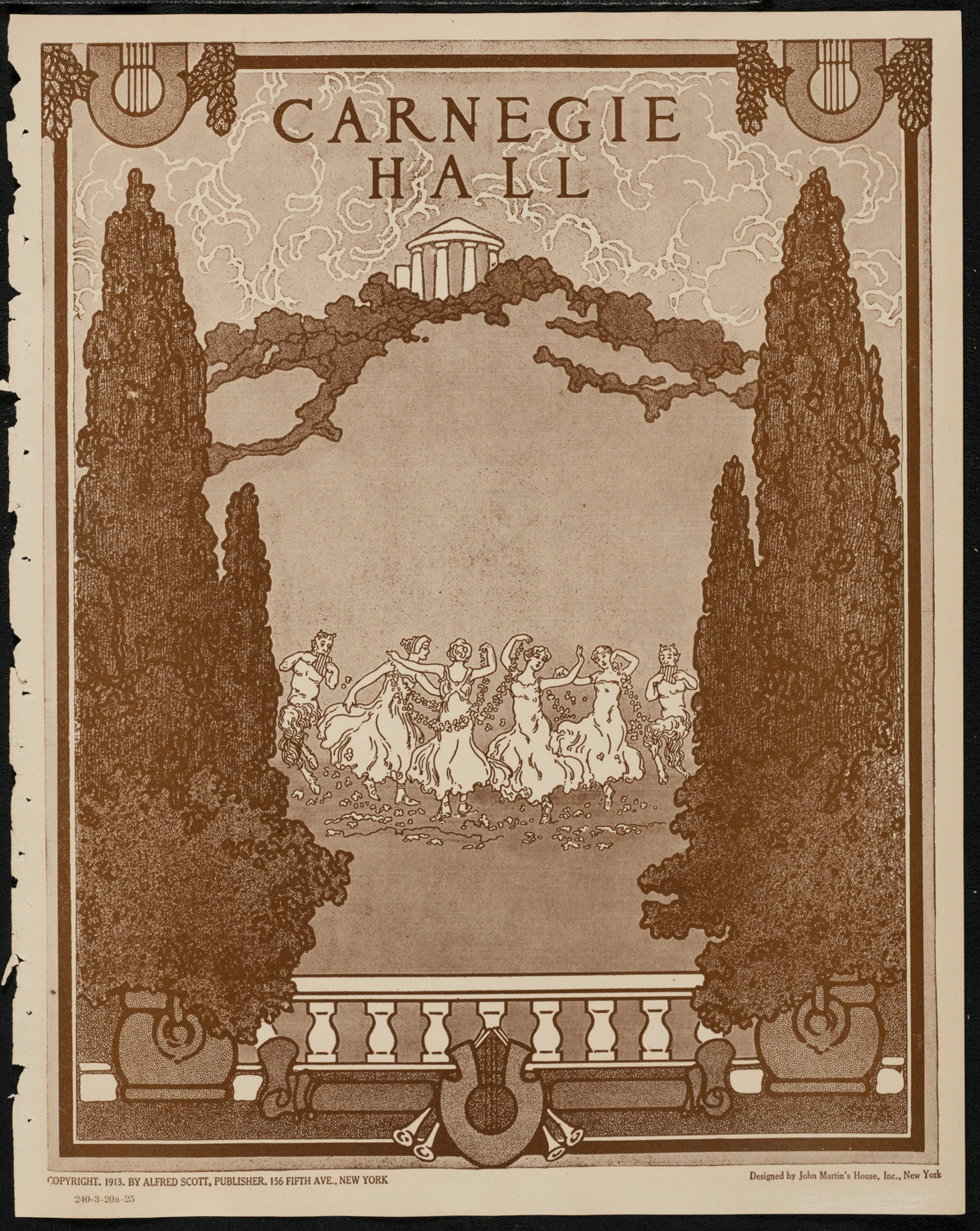 New York Philharmonic, March 20, 1925, program page 1