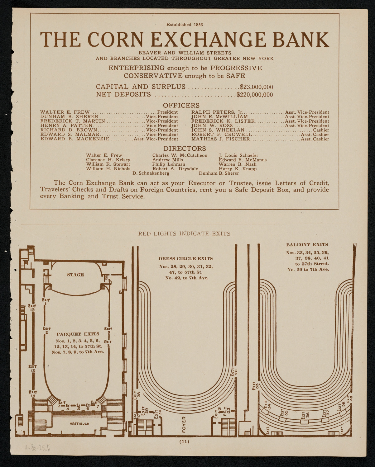 Philadelphia Orchestra, November 3, 1925, program page 11