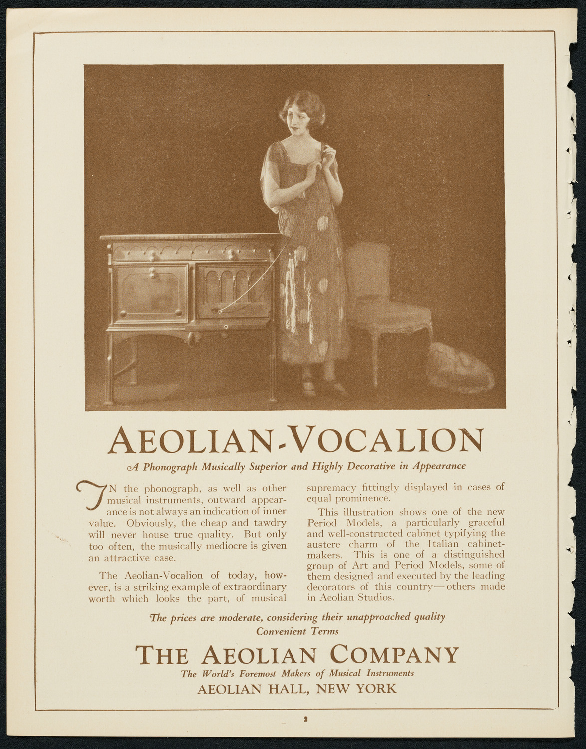 Newman Traveltalks: The Amazon River, December 9, 1923, program page 2