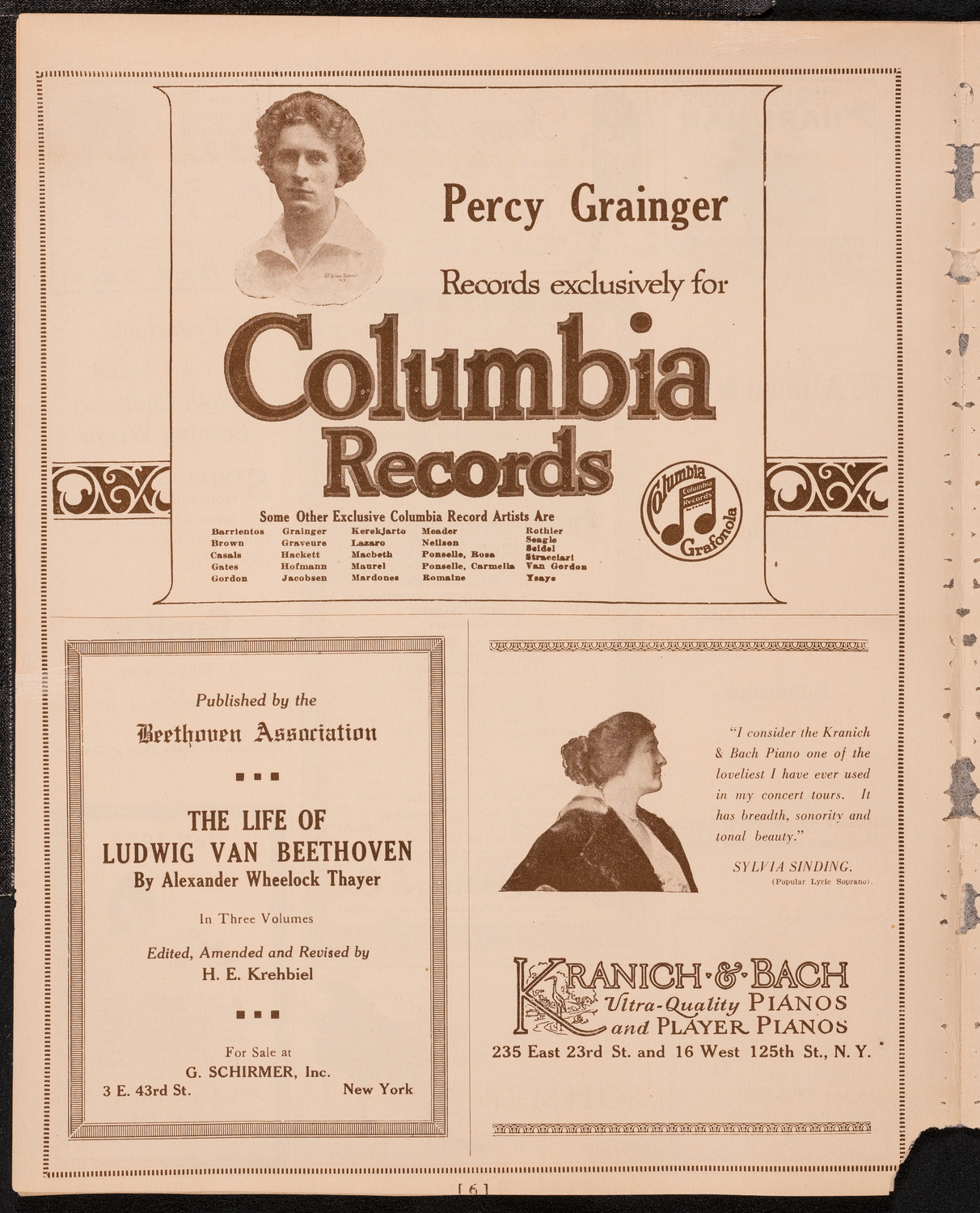 Symphony Concert for Young People, December 31, 1921, program page 6