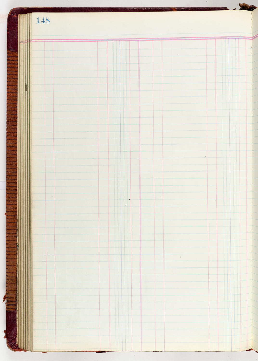 Music Hall Accounting Ledger Journal, volume 6, page 148