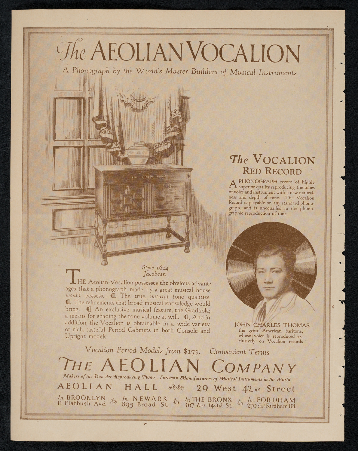 Harvard Glee Club, April 14, 1923, program page 2
