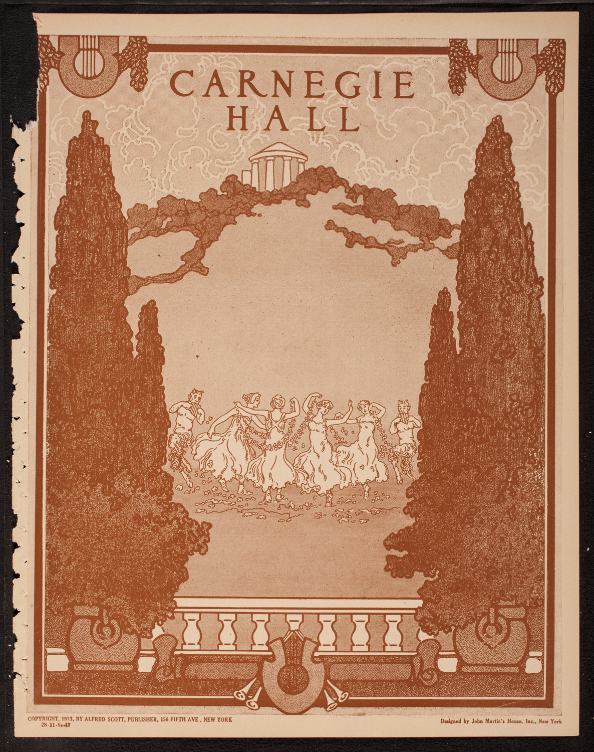 Boston Symphony Orchestra, November 8, 1917, program page 1