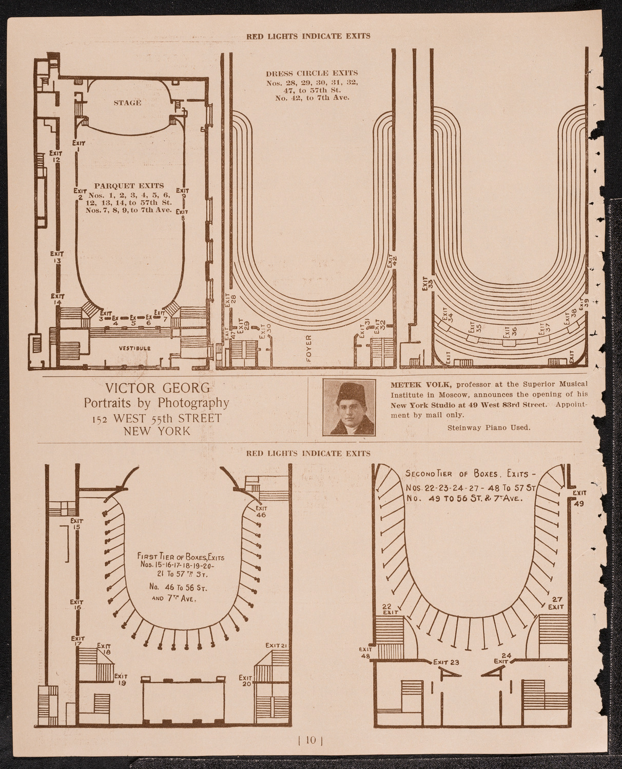 Elly Ney, Piano, November 8, 1921, program page 10