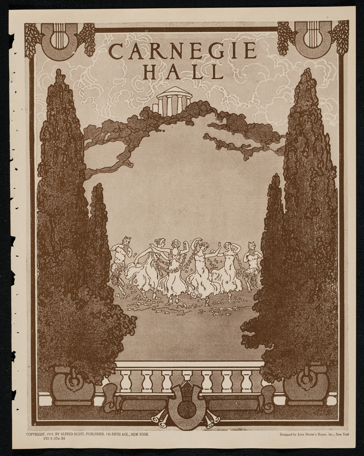 New York Philharmonic, January 27, 1924, program page 1
